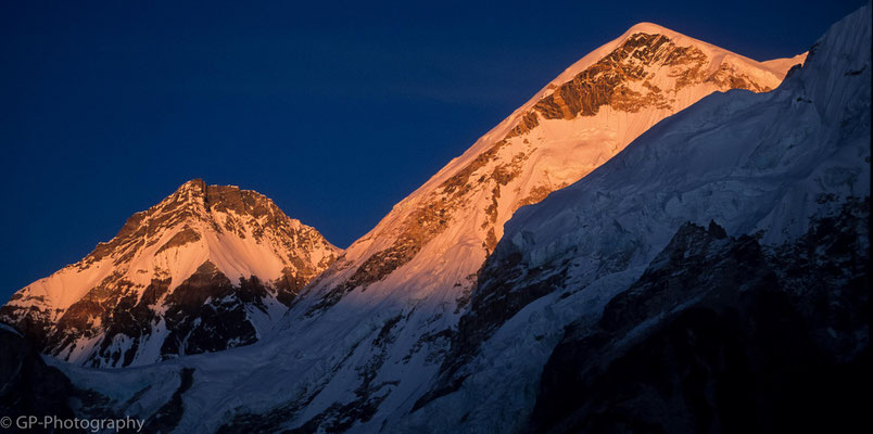 Mountain in the evening light
