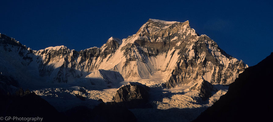 Mountain in the evening light