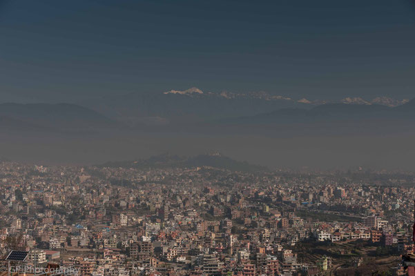 View of Kathmandu from Kirtipur, Nepal, 2013
