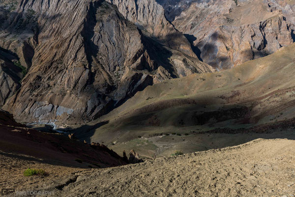 Zanskar - Mountains  along Lingshed trekking