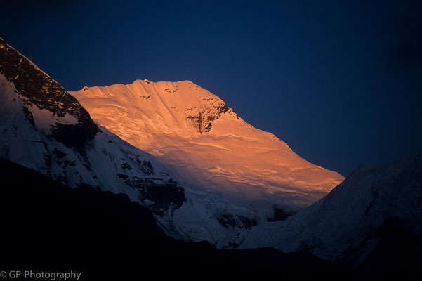 Mountain in the evening light