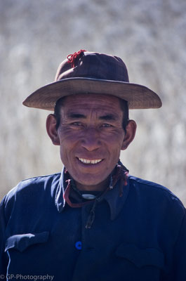 Man in Tashilhuenpo Monastery, Shigatse, Tibet 1993