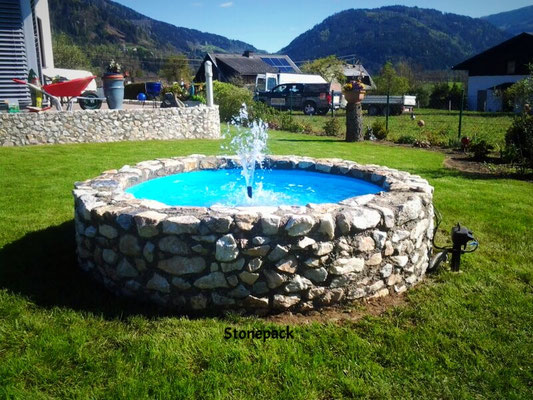 Leistungen Kunststein Verlegung, Steinschlichtung, Gartengestaltung