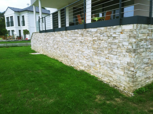 Leistungen Kunststein Verlegung, Steinschlichtung, Gartengestaltung