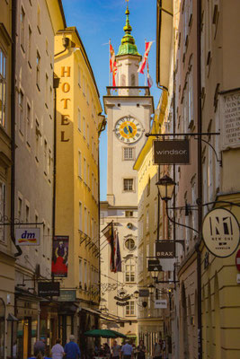 Getreidegasse, Salzburg, Österreich