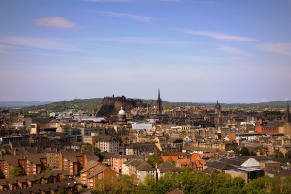 Blick vom Arthur's Seat, Edinburgh, Schottland
