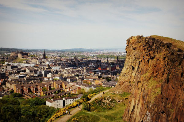 Blick vom Arthur's Seat, Edinburgh, Schottland