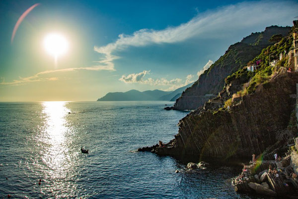 Cinque Terre, bunte Häuser, Italien, Ligurisches Meer, UNESCO Welterbe, Fünf Dörfer, Die Traumreiser