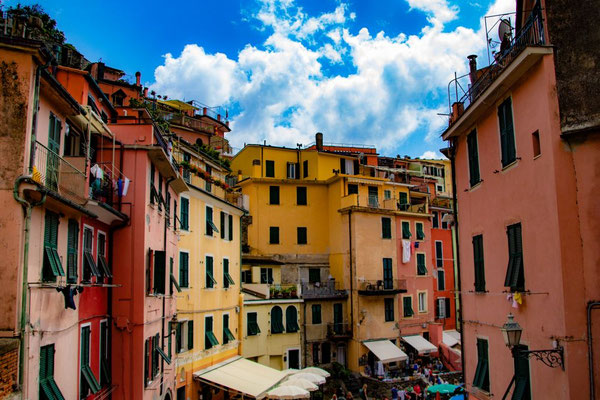 Cinque Terre, bunte Häuser, Italien, Ligurisches Meer, UNESCO Welterbe, Fünf Dörfer, Die Traumreiser