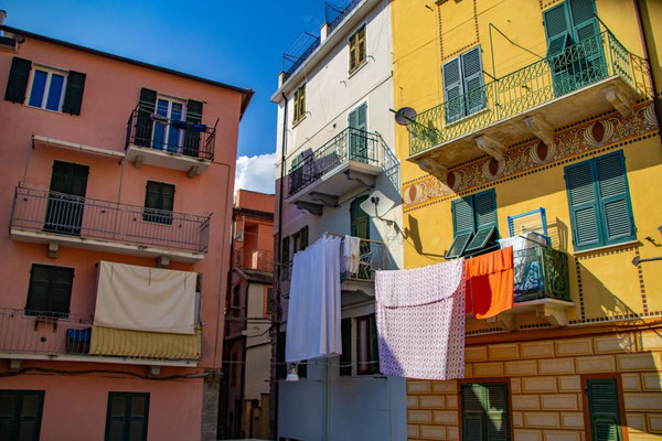 Cinque Terre, bunte Häuser, Italien, Ligurisches Meer, UNESCO Welterbe, Fünf Dörfer, Die Traumreiser