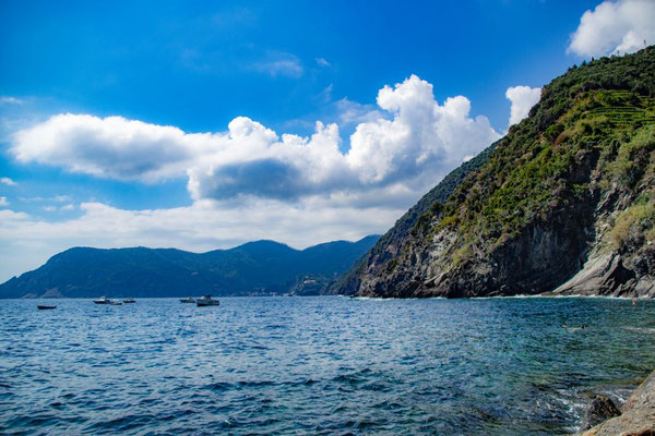 Cinque Terre, bunte Häuser, Italien, Ligurisches Meer, UNESCO Welterbe, Fünf Dörfer, Die Traumreiser