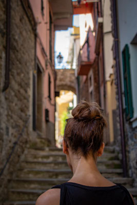 Cinque Terre, bunte Häuser, Italien, Ligurisches Meer, UNESCO Welterbe, Fünf Dörfer, Die Traumreiser, Gassen