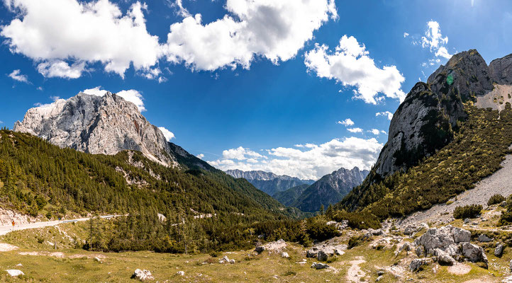 Vrsic-Pass (1.611m), Slowenien