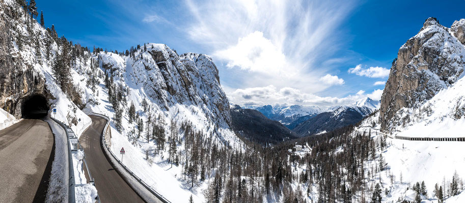 Passo Falzarego (2.105m), Italien
