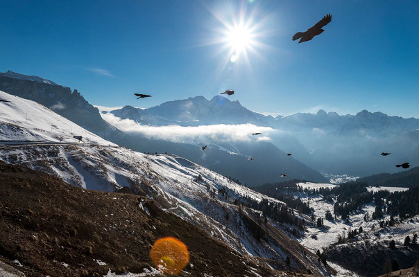 Sellajoch - Passo Sella (2.240m), Italien