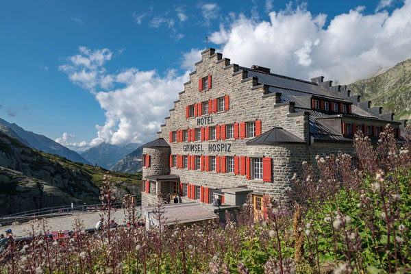 Grimselpass (2.164m), Schweiz - tolles Hotel!