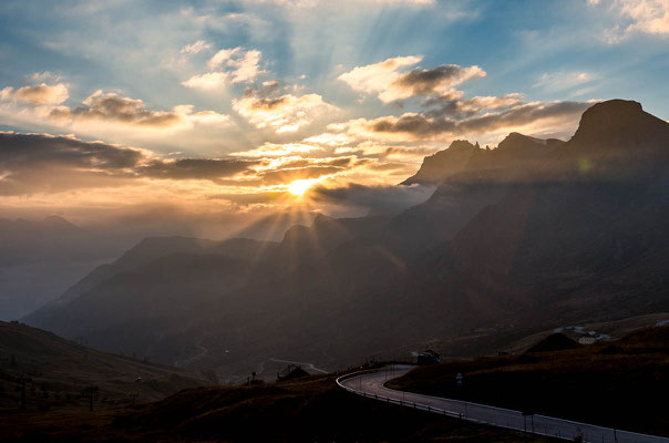 Pordoijoch -Passo Pordoi (2.239m), Italien