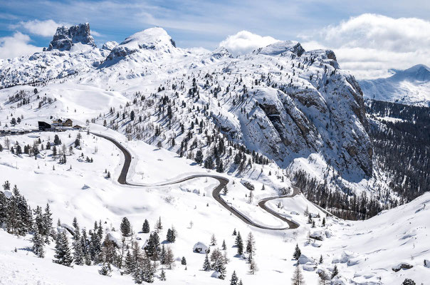 Passo Falzarego (2.105m), Italien