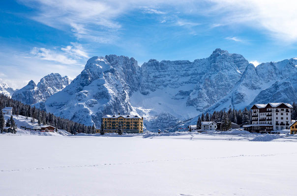 Misurina am Passo Tre Croci (1.809m), Italien