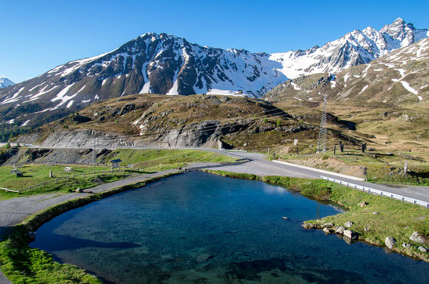 Passo Foscagno (2.291m), Italien