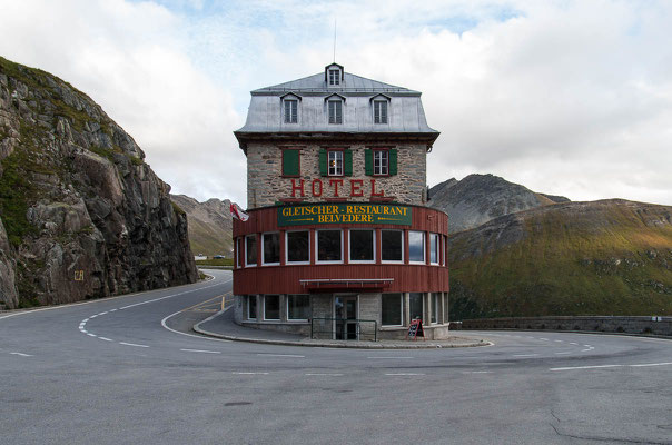 Hotel Belvedere, Furkapass (2.436m), Schweiz