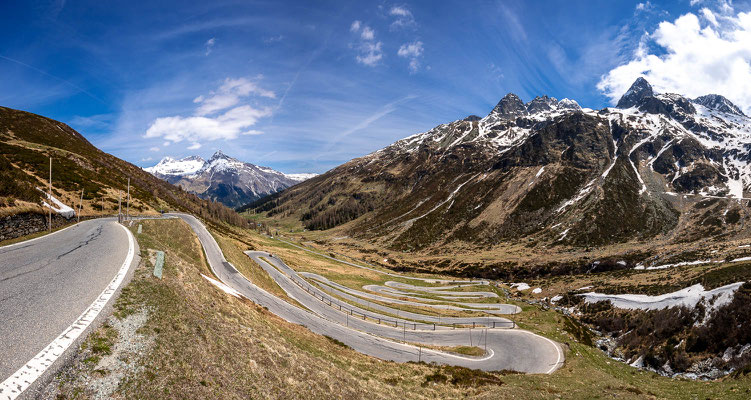 Splügenpass - Passo dello Spluga (2.114m), Schweiz-Italien