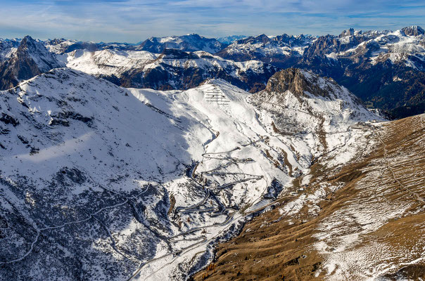 Pordoijoch -Passo Pordoi (2.239m), Italien