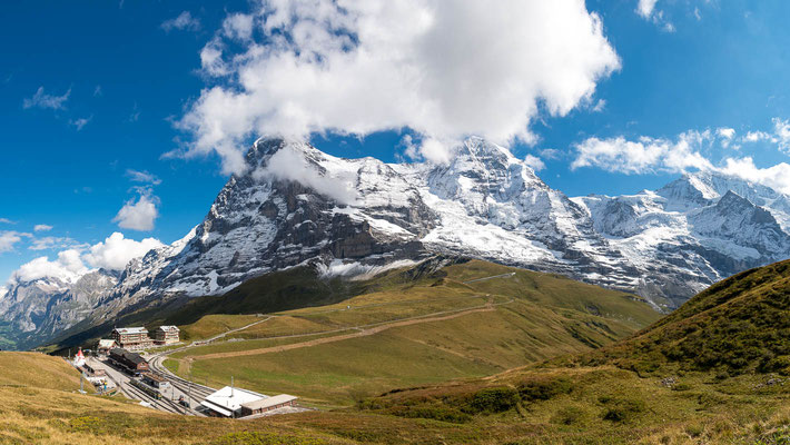 Kleine Scheidegg (2.061m) mit Eiger, Mönch und Jungfrau, Schweiz