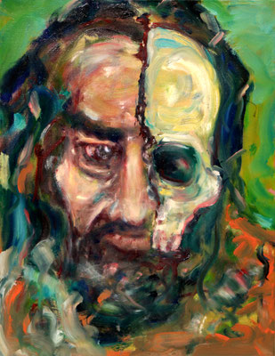 Portrait Study A. K. (2013/17) oil on canvas 65 x 50 cm