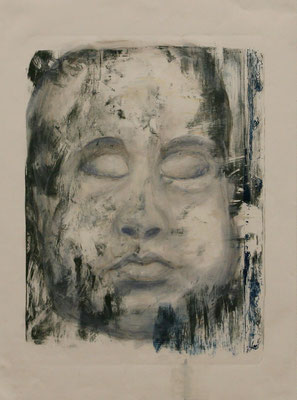 Baby (2012) oil on paper 74 x 54 cm