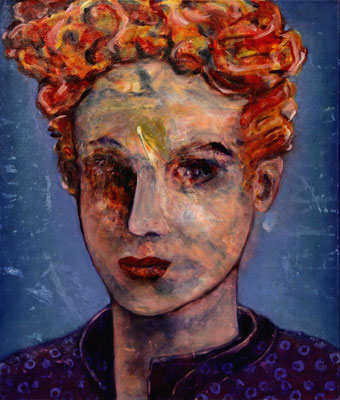 Vivienne (2020) oil, acrylic on canvas 80 x 68 cm