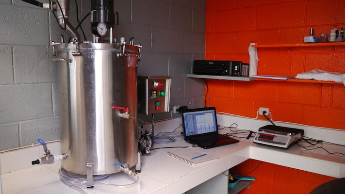 Planta piloto ensayos producción de biogás 