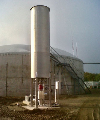 Antorcha - quemador  para biogas - Aqualimpia Engineering e.K.