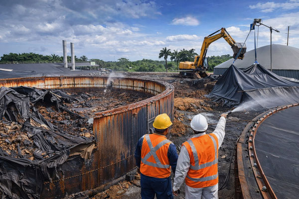 Rehabilitación de biodigestores - Aqualimpia Engineering 