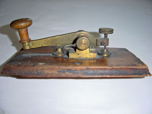 Austria - Before restoration.Camelback telegraph key circa 1875.