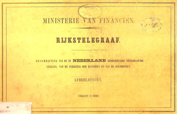 Rijkstelegraaf Uitgegeven in 1870