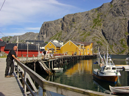 Een vissersdorp op de Lofoten.