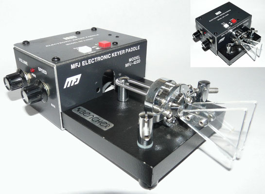 MFJ Electronic Keyer. With Bencher paddle.