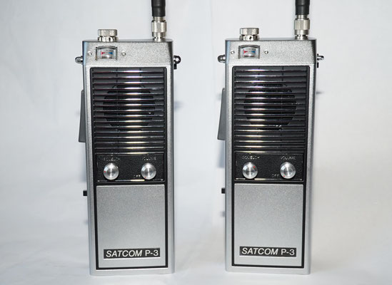 Satcom P-3. 3 Channel, 2 Watt FM Handheld Transciever.