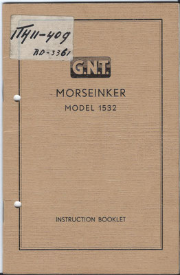 G.N.T. Morseinker Model 1532