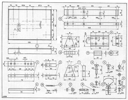 Diagram of a standard Dutch morse key.