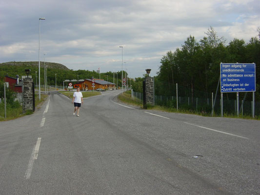 The border from Norway to Russia
