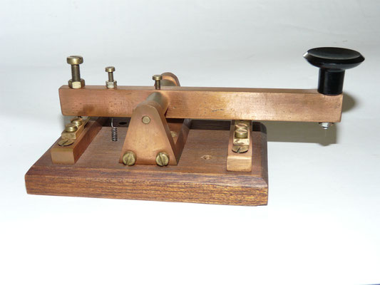 Classic Dutch morse key. Home made