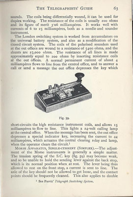 The GPO key was described in 1895 in the book (The telegraphists’ guide).