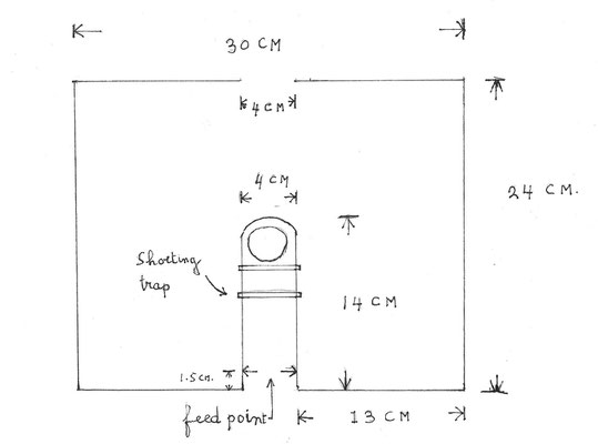 Squalo schema 2 Meter, 144 MHz antenna.