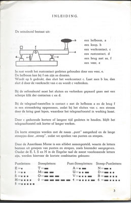Seinoefeningen met de Morsesleutel Radio Holland.