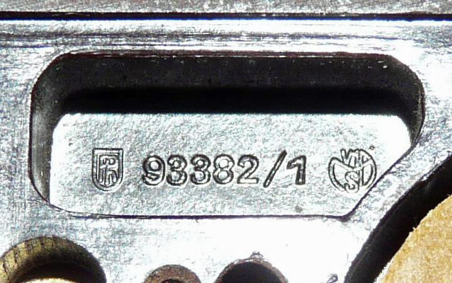 Junker Key. Prevent sparking. 1932. Marked 93382/1