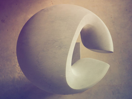 Ufo / Bardiglio Marmor / Andreas Lindegger