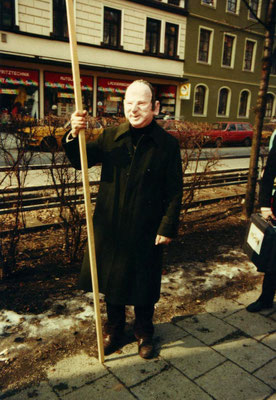 Erich Kiesl, Münchens Oberbürgermeister 1984, Straßenaktion zur Oberbürgermeisterwahl