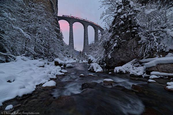 Switzerland, Filisur, Landwasserviadukt